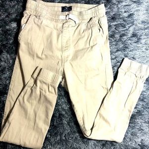 Lucky Brand Tan Woven  Jogger Pants -  Boy…